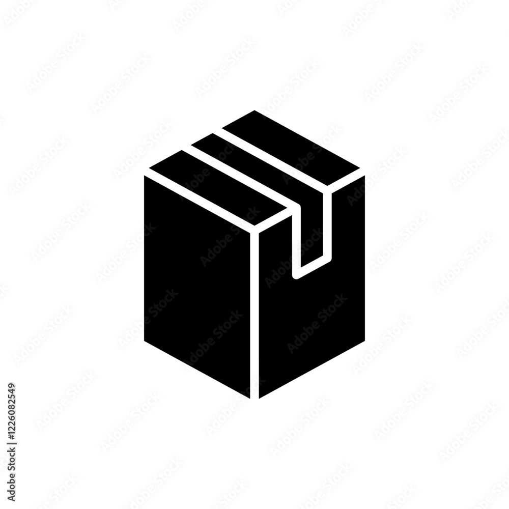 Box icon vector illustration. box sign and symbol, parcel, package Box icon vector illustration. box sign and symbol, parcel, package