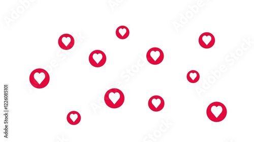 background with hearts. For art, design, social media