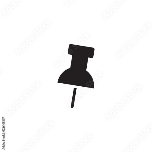 Pin ,social media, Instagram pin icon.