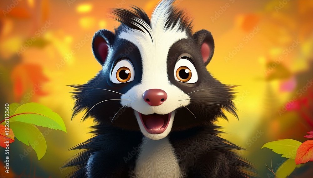 Fototapeta premium Niedliches Stinktier