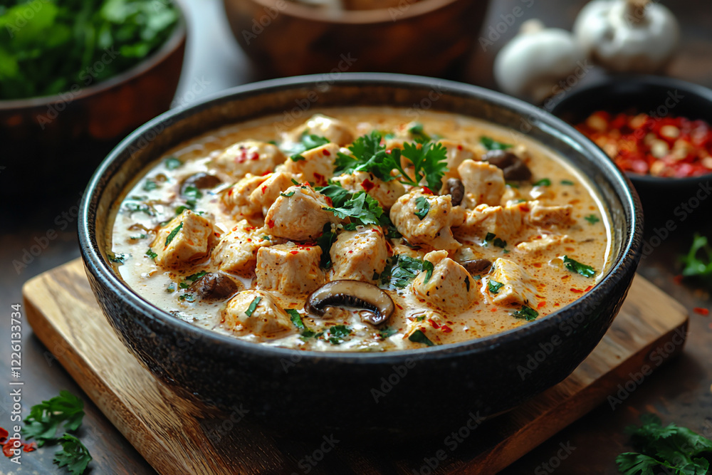 aromatic thai tom kha gai aromatic thai tom kha gai