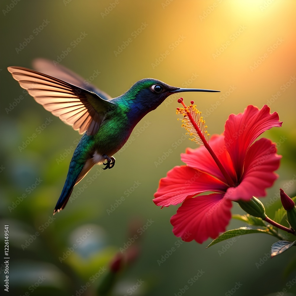 Obraz premium hummingbird in flight