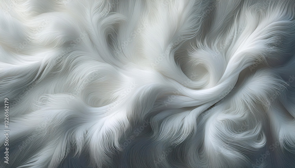 Closeup Texture of Soft White Fur Fabric Wool, showcasing the Detailed Fluff and Fiber Structure, Perfect for Textile Designers, Home Decorators and Artists Seeking HighQuality Reference Closeup Texture of Soft White Fur Fabric Wool, showcasing the Detailed Fluff and Fiber Structure, Perfect for Textile Designers, Home Decorators and Artists Seeking HighQuality Reference