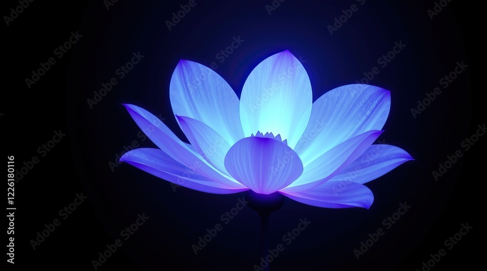 A stunning miracle flower glows with a captivating luminescence, perfect for celebrating Women's Day, Valentine's Day, and other joyful occasions throughout the year A stunning miracle flower glows with a captivating luminescence, perfect for celebrating Women's Day, Valentine's Day, and other joyful occasions throughout the year