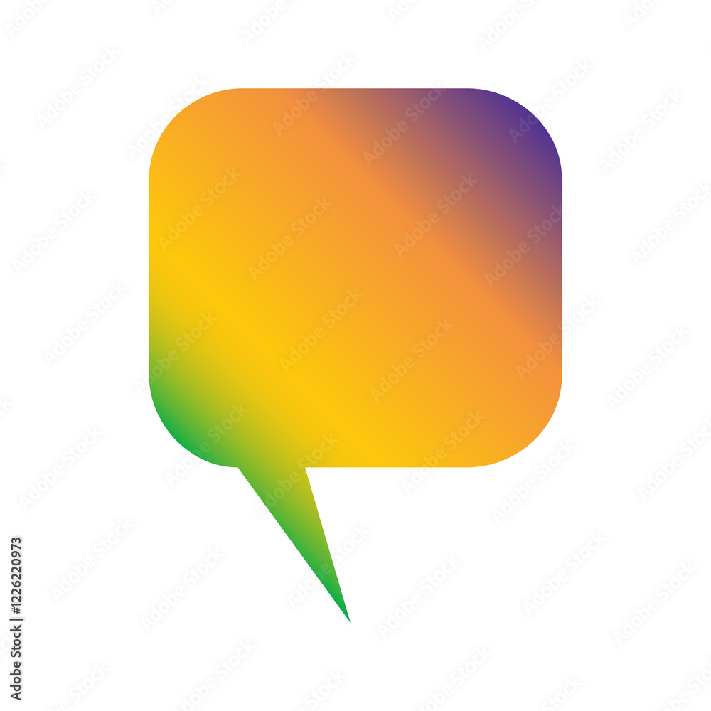 Speech bubble icon