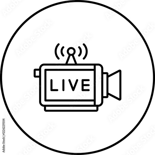 Broadcasting Icon