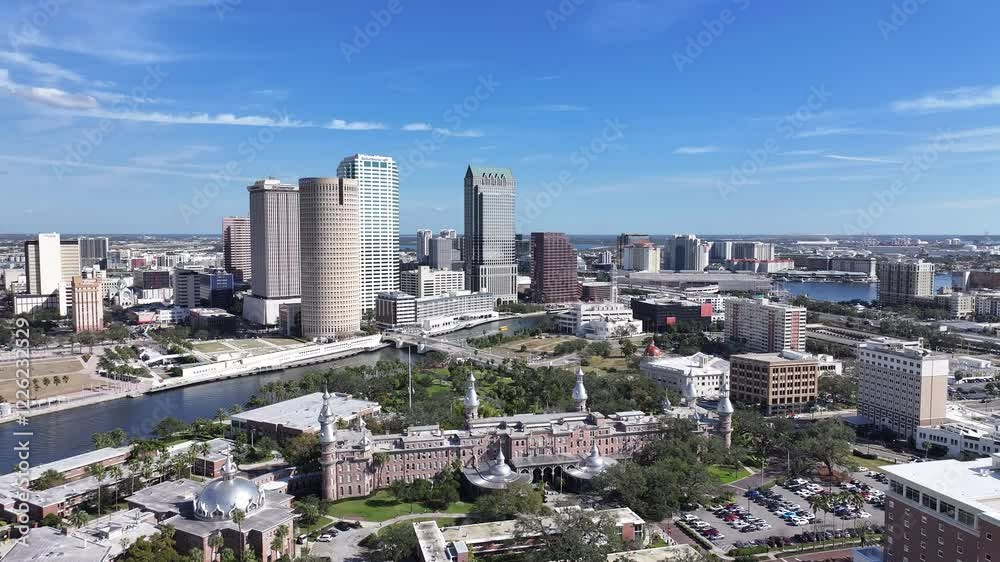Tampa Skyline At Tampa Florida United States. Capturing The Hustle And Bustle Of A Vibrant City From Above. Town Sky Backgrounds Urban. Town Outdoor Panoramic. Tampa Florida. Tampa Skyline At Tampa Florida United States. Capturing The Hustle And Bustle Of A Vibrant City From Above. Town Sky Backgrounds Urban. Town Outdoor Panoramic. Tampa Florida.
