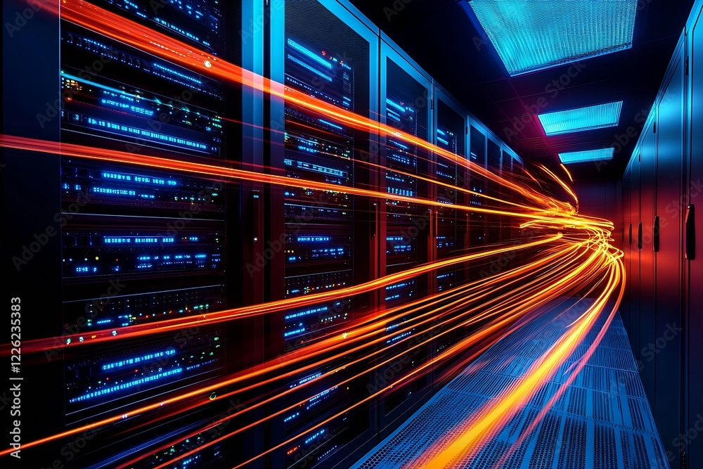 Digital Highway of Light in Hi-Tech Data Center for Fast Information Transfer : Generative AI Digital Highway of Light in Hi-Tech Data Center for Fast Information Transfer : Generative AI