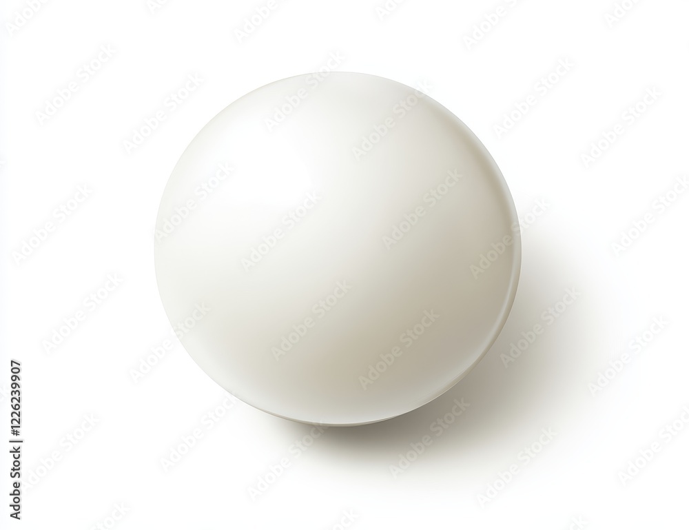 Single white sphere isolated on white background. Single white sphere isolated on white background.