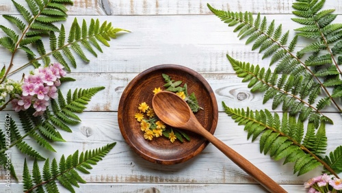 Guatemalan Floral Dish Fernaldia Pandurata Loroco Flower in Traditional Cuisine photo