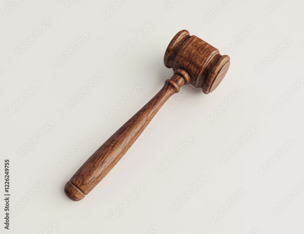 Wooden gavel on white background. (1) Wooden gavel on white background. (1)