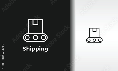 Shipping Vector, Icon Or Logo Sign Isolated Symbol Illustration