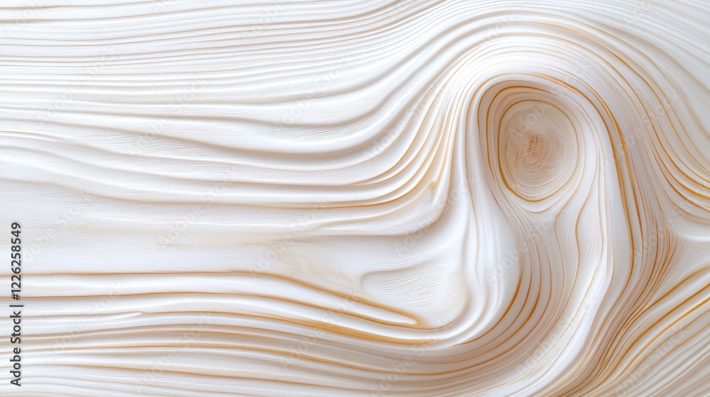 Obraz premium Swirling cream texture background design. Abstract art for websites