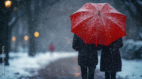 Snowy Heart Walk