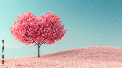 Heart Tree on the Hill