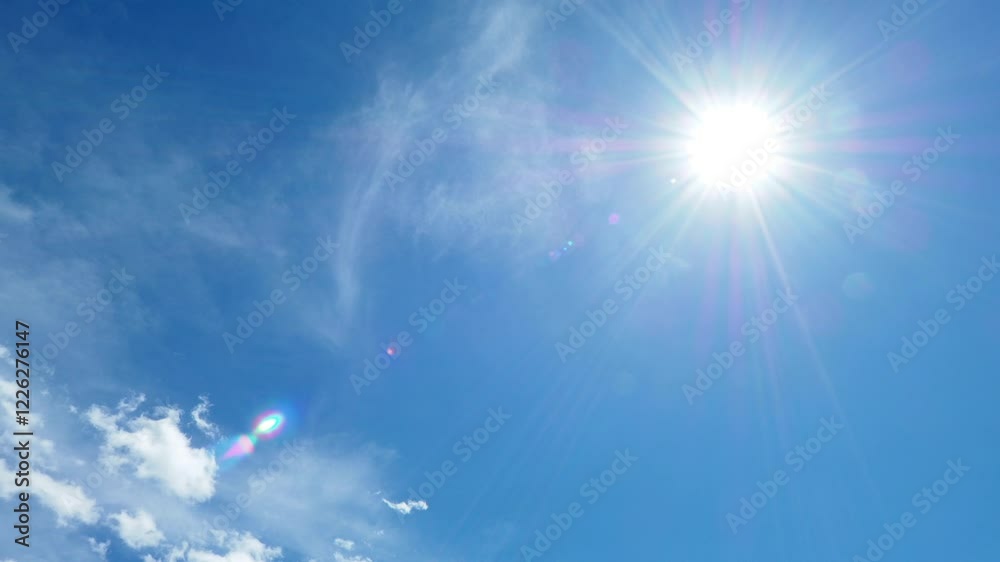 太陽と雲（8月）タイムラプス