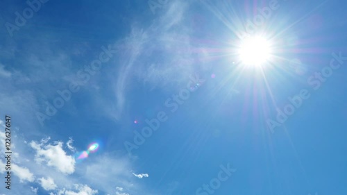 太陽と雲（8月）タイムラプス