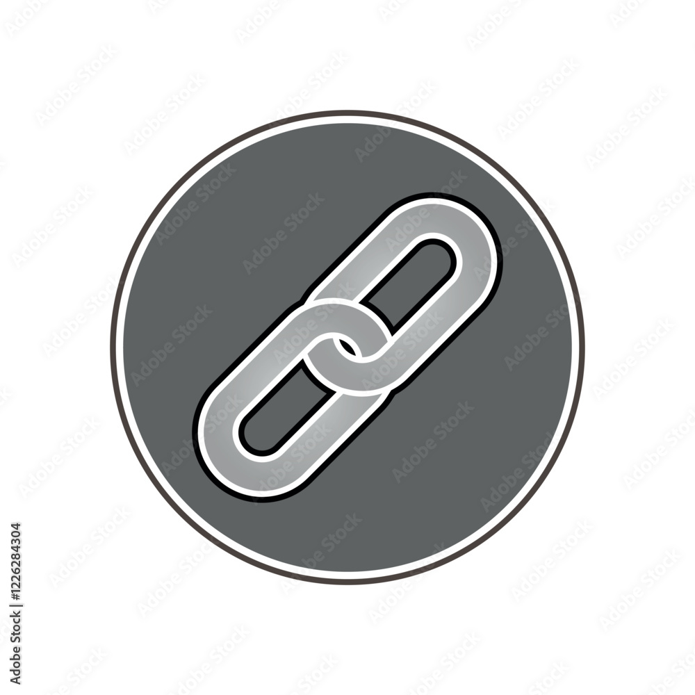 Connected Icon. Network, Relation Symbol - Vector. Connected Icon. Network, Relation Symbol - Vector.