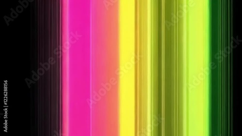 Neon Stripes: Abstract Duotone Minimalism in Bright Colors