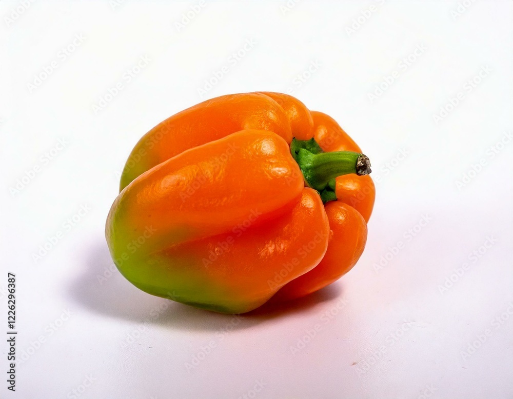 Habanero Chili White Background Habanero Chili White Background