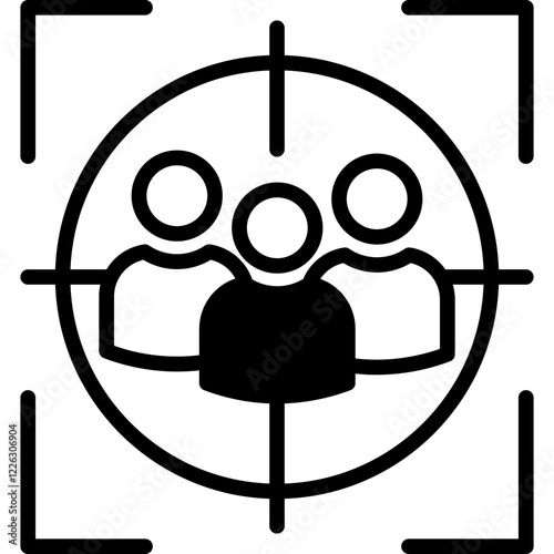 Target Audience mixed icon