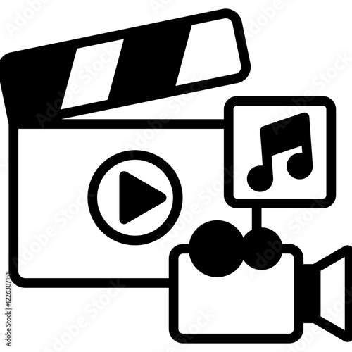 Video Content mixed icon