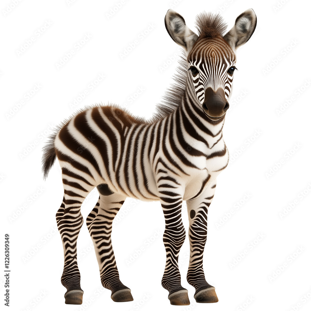 zebra isolated on white background zebra isolated on white background