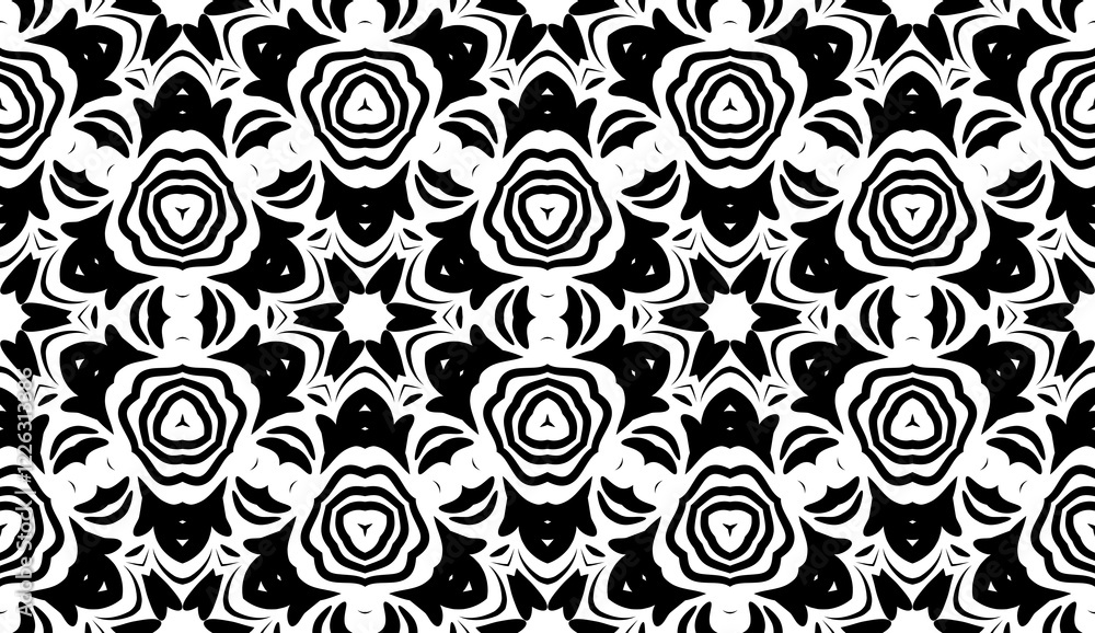 holiday floral seamless pattern background. Luxury texture for wallpaper, invitation. Vector illustration.