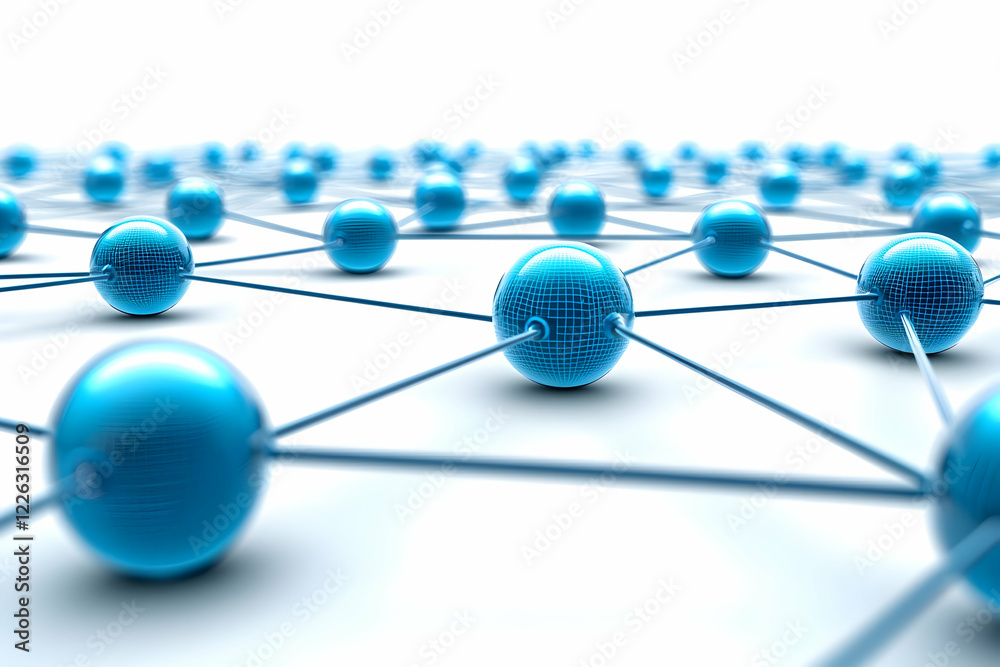 Global network connection, nodes, data Global network connection, nodes, data
