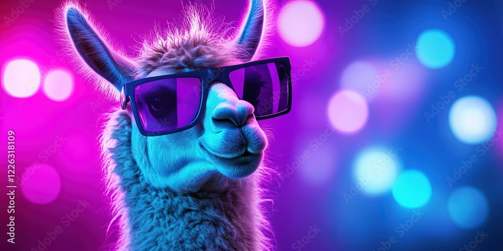 Fototapeta premium summer llama
