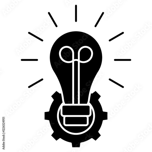 innovation icon element for design