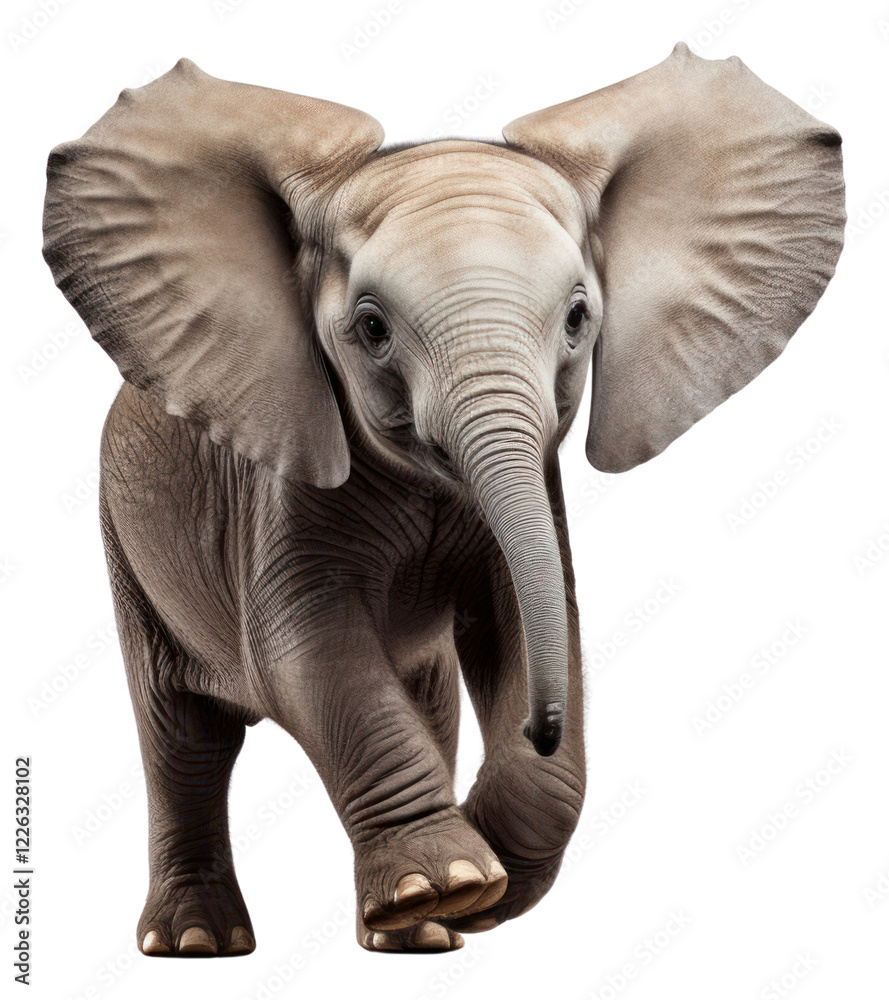 Obraz premium PNG Elephant wildlife animal mammal.