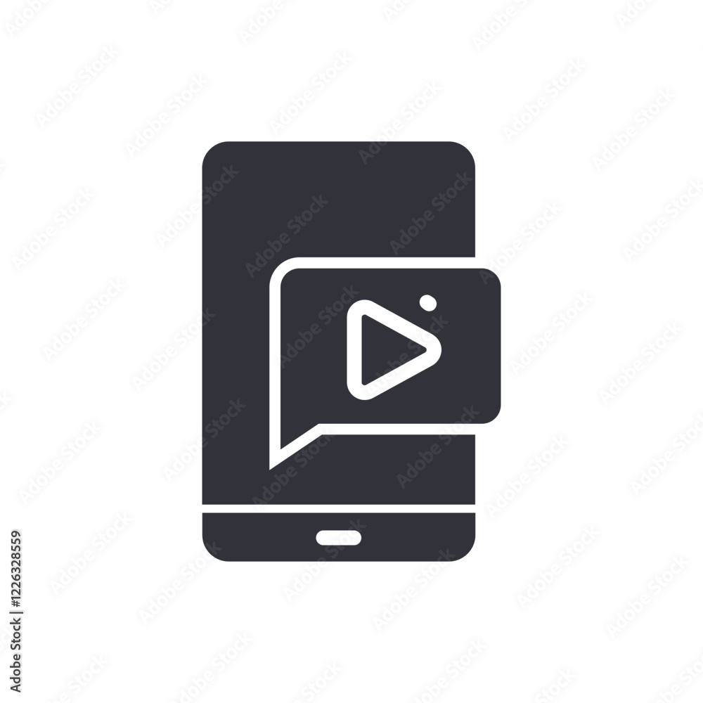 Live streaming app solid icons, minimalist vector illustration ,simple transparent graphic element .Isolated on white background Live streaming app solid icons, minimalist vector illustration ,simple transparent graphic element .Isolated on white background