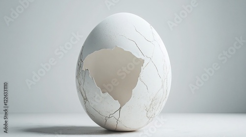 Cracked Egg Shell: A Symbol of Rebirth and Fragility