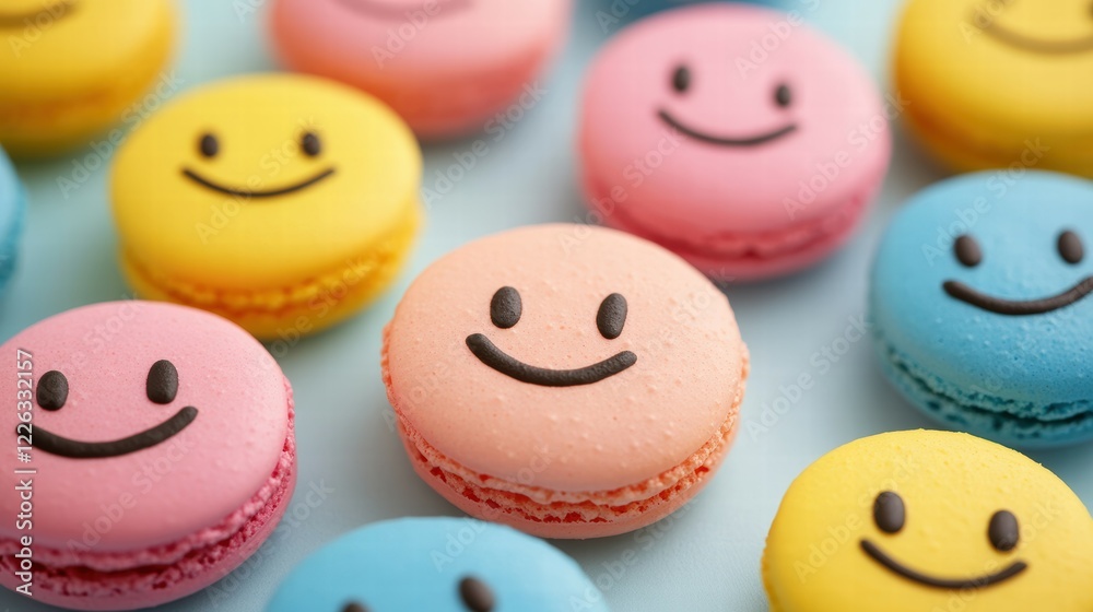 Creating joyful macarons a sweet treat experience in a pastel wonderland Creating joyful macarons a sweet treat experience in a pastel wonderland