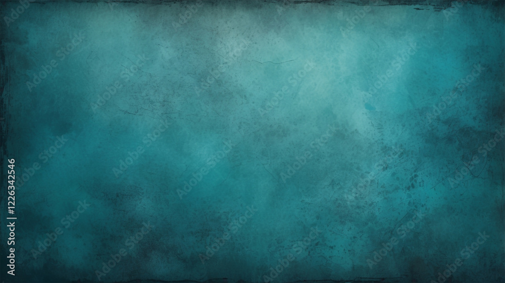 Fototapeta premium Abstract deep blue background textures featuring grainy effects, scratched surfaces, and artistic gradients. The design blends urban aesthetics, seamless patterns, and calm yet mysterious marine.