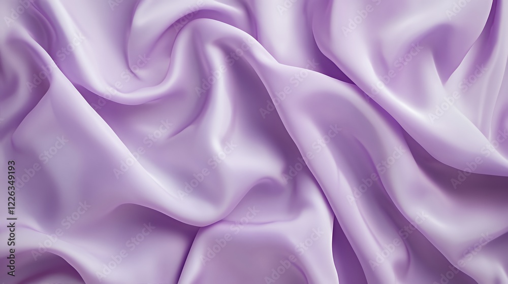 Obraz premium Draped Lavender Silk Fabric Abstract Texture Background