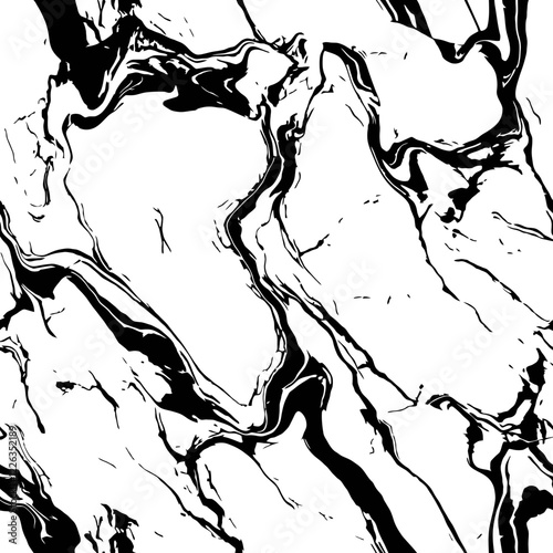 Ink marble texture seamless pattern