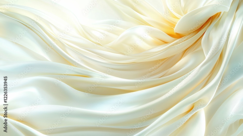 Obraz premium Clean white background with abstract curves and wave-like structures, offering a contemporary, minimalist aesthetic for design projects.