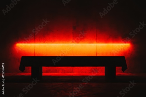 The Last Supper with modern elements, glowing accents and dynamic composition.