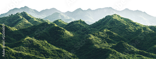 PNG Green mountains landscape outdoors scenery.