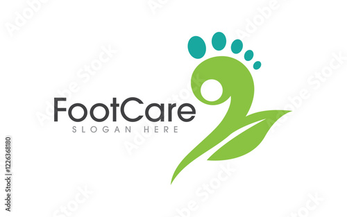 Healthy Foot Care Logo Template vector icon illustration design