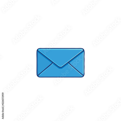 mail icon blue