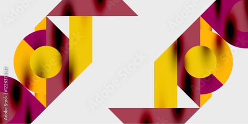 Vibrant abstract background circles with smooth gradients, creating a dynamic and modern design. Ideal for creative, tech, or contemporary-themed projects