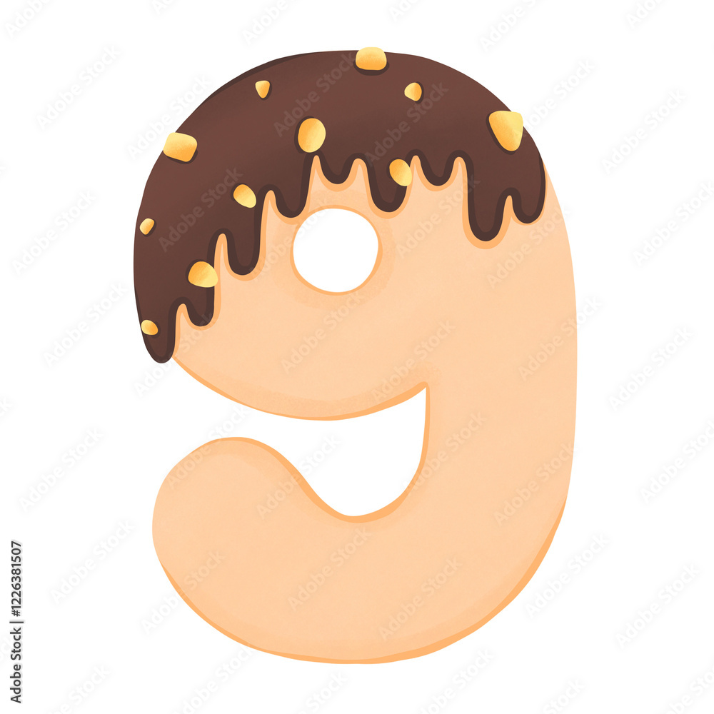 Number donut