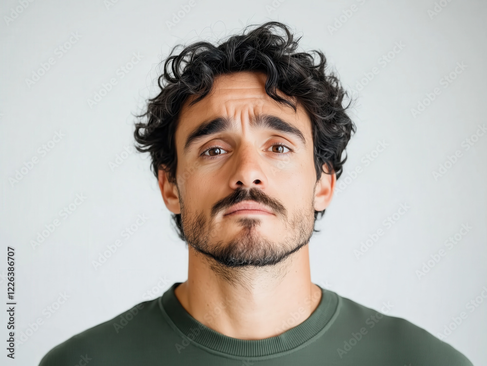 A man squints with intense focus, reflecting determination and skepticism as he tries to uncover the truth hidden in the distance before him. A man squints with intense focus, reflecting determination and skepticism as he tries to uncover the truth hidden in the distance before him.