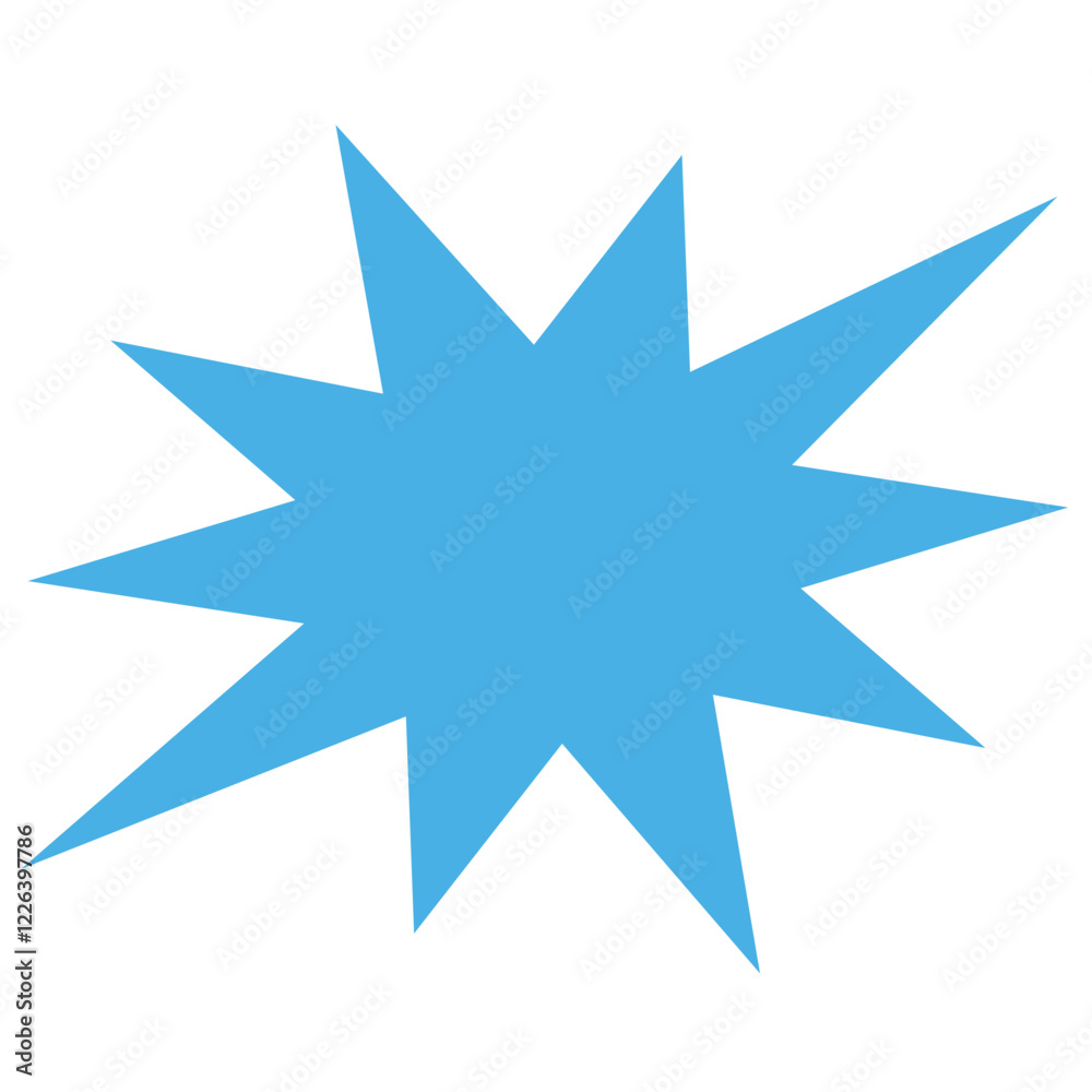 bursting shape speech bubbles set. starburst and sunburst cartoon with different color isolated on white background