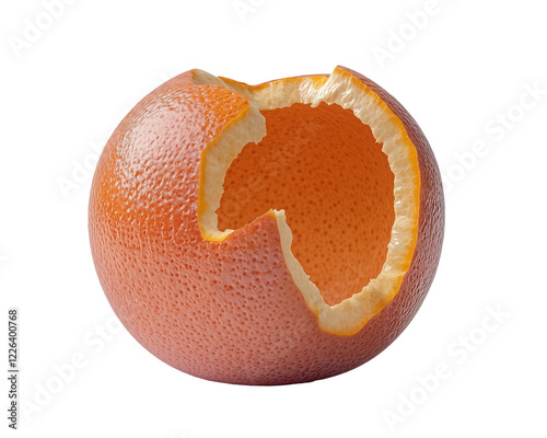 Peeled Empty Orange