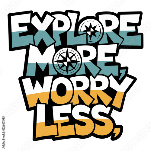 Escape the Ordinary Typography T-Shirt Design with Mountain Element