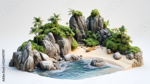 miniature beach